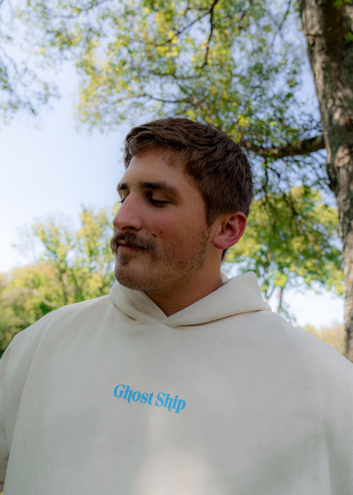 ECHOES OVERSIZED HOODED SWEATSHIRT