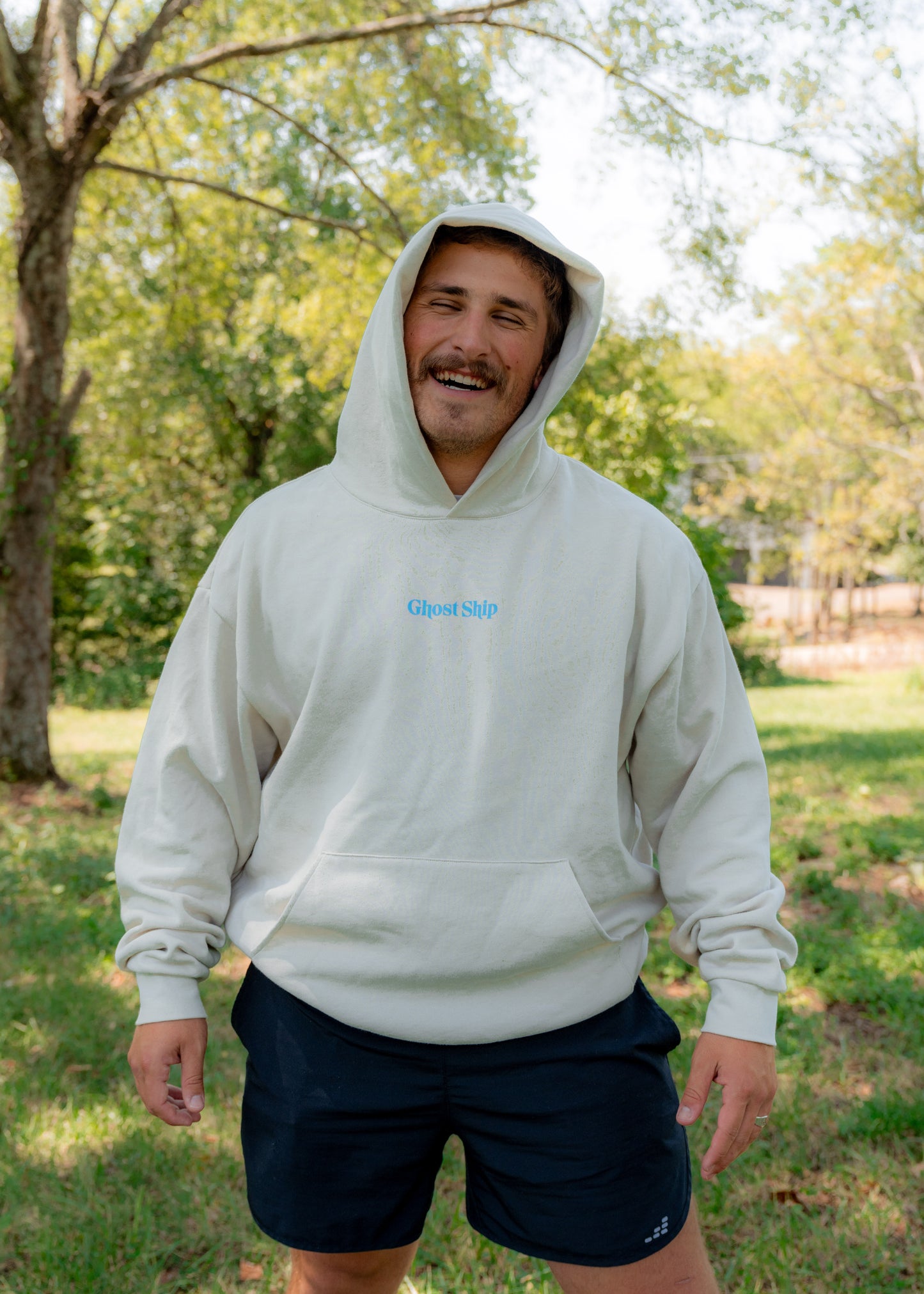 ECHOES OVERSIZED HOODED SWEATSHIRT